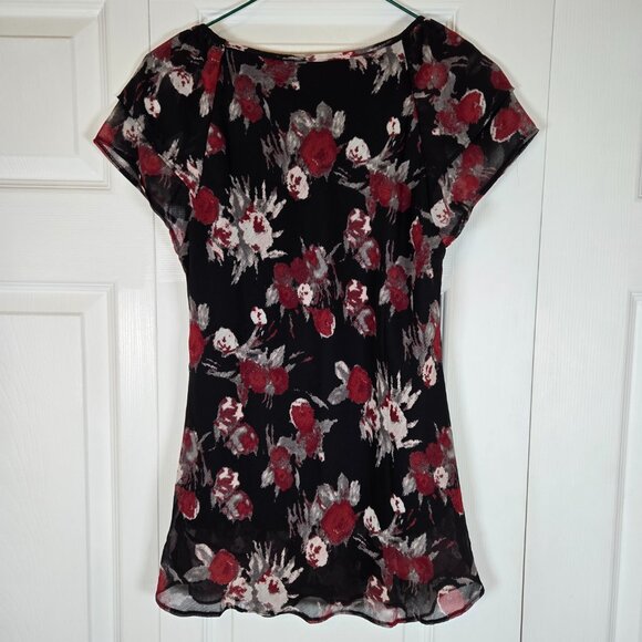 Sung, Alfred Sung, flower pattern top - Picture 3 of 5